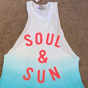 Soul Cycle soul & sun dip dye LD tank